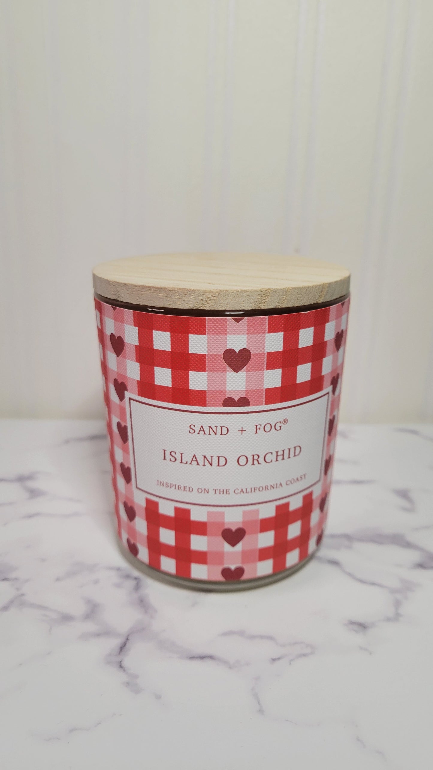 Sand + Fog Single Wick Jar Candle Island Orchid 10 Oz