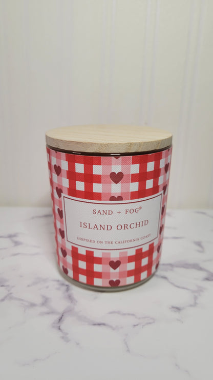 Sand + Fog Single Wick Jar Candle Island Orchid 10 Oz