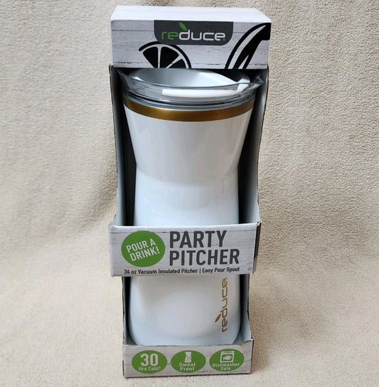Reduce Party Pitcher, a 34 oz vacuum insulated pitcher